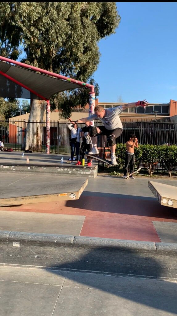 DailyWalkGuy Skateboarding in Los Angeles pre-pandemic