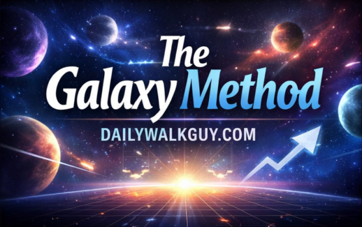 DailyWalkGuy system map for naming and organizing creator habits