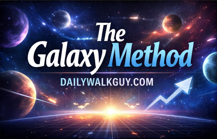 DailyWalkGuy system map for naming and organizing creator habits
