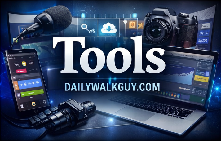 Daily Walk Guy TOOLS Page